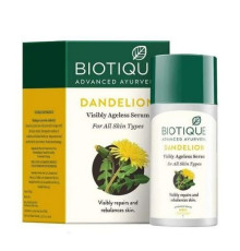 Антивозрастная сыворотка для лица Био Одуванчик Биотик (Bio Dandelion Visibly Ageless Serum Biotique), 40 мл.