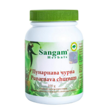 Пунарнава чурна Сангам Хербалс (Punarnava churnam Sangam Herbals), 100 г.