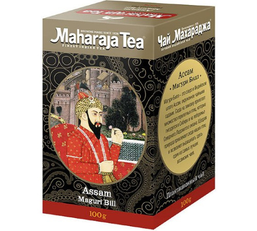 Чай черный Махараджа Магури Бил рассыпной (Maharaja Tea Assam Maguri Bill), 100г.