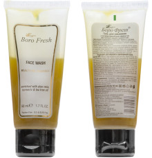 Гель для умывания Алоэ вера, Куркума и Масло Чайного дерева Боро Фреш (Face wash Aloe vera, Turmeric & Tea tree oil Boro Fresh), 50 мл.