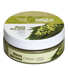 Маска для лица с Нимом для глубокого очищения кожи Ааша Хербалс (Aasha Herbals), 150 мл.