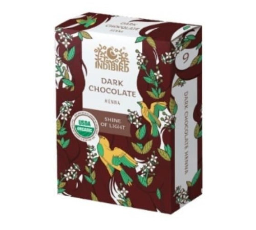 Хна Тёмный Шоколад Индиберд (Dark Chocolate Henna Indibird), 100 г. (2 саше по 50 г.)