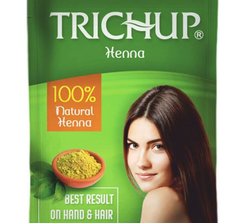 Индийская хна для волос и мехенди Тричап (Natural Henna Powder Trichup), 100 г.