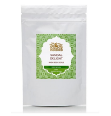 Скраб-маска для тела Сандаловое наслаждение Индиберд (Sandal Delight Mask Body Scrub Indibird), 100 г.