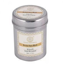 Травяная маска для лица против морщин Кхади Натурал (Herbal Anti Wrinkle Face Mask Khadi Natural), 50 г.