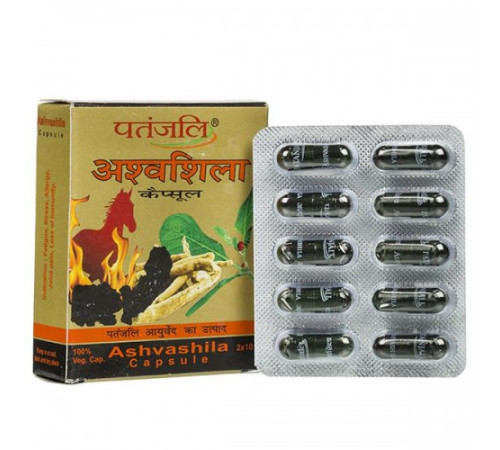 Ашвашила Патанджали (Ashvashila Capsule Patanjali), 20 кап.