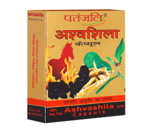 Ашвашила Патанджали (Ashvashila Capsule Patanjali), 20 кап.