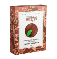 Аюрведическая краска для волос Дикий каштан Ааша Хербалс (Aasha Herbals), 100 г.