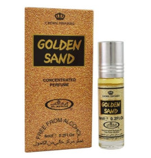 Духи масляные арабские женские Золотой песок Аль Рехаб (Golden Sand Al Rehab), ролик 6 мл.