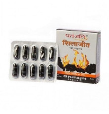 Шиладжит в капсулах Патанджали (Shilajeet Capsule Patanjali), 20 кап.