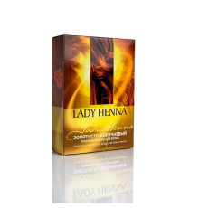 Краска для волос натуральная золотисто-коричневая Леди Хенна (Lady Henna), 2 х 50 г.