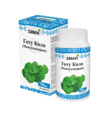 Готу Кола (Мандукапарни) Санави (Gotu Kola (Mandukaparni) SАNAVI), 60 таб.