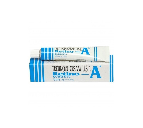Крем для проблемной кожи лица Ретино-А (Tretinoin cream U.S.P. 0.025%, Janssen), 20 г.