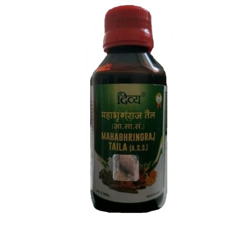 Масло для волос Махабринградж Дивья (Mahabhringraj taila Divya), 100 мл.