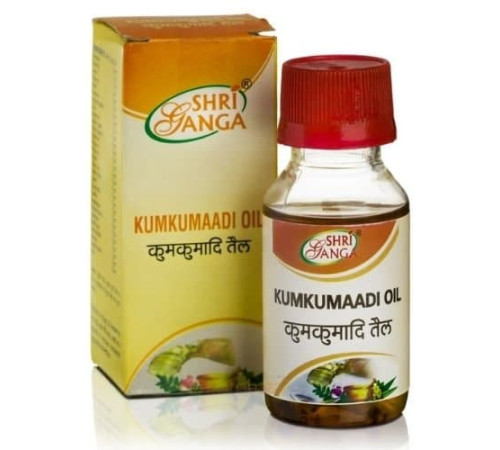 Масло Кумкумади Шри Ганга (Kumkumaadi Oil Shri Ganga), 50 мл.
