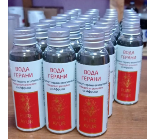 Вода Герани из Африки Пьюр Аюр (Pure Ayur), 100 мл.