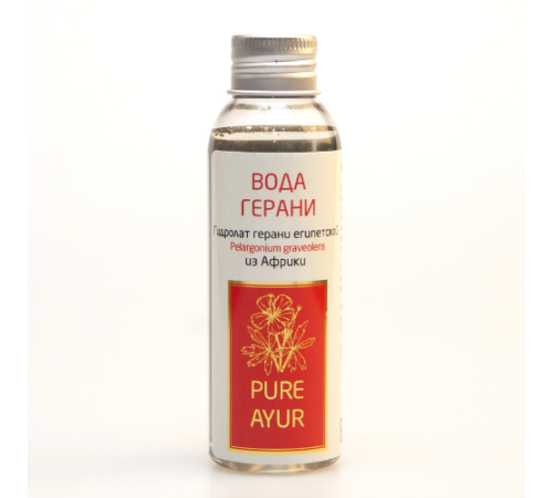Вода Герани из Африки Пьюр Аюр (Pure Ayur), 100 мл.