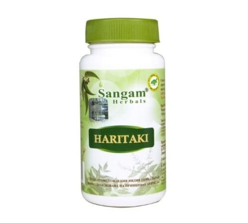 Харитаки Сангам Хербалс (Haritaki Sangam Herbals), 60 таб.