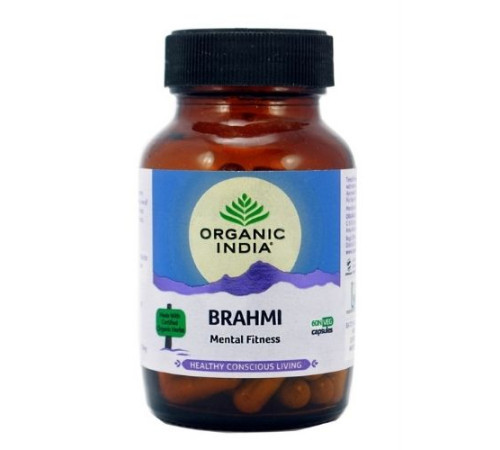 Брами Органик Индия (Brahmi Organic India), 60 кап.