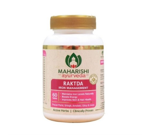 Рактда Махариши Аюрведа (Raktda Maharishi Ayurveda), 60 таб.