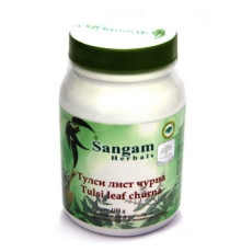 Тулси лист чурна Сангам Хербалс (Tulsi leaf churna Sangam Herbals), 100 г.