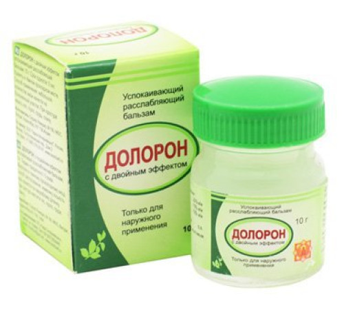 Успокаивающий и расслабляющий массажный бальзам Долорон (Doloron), 10 г.