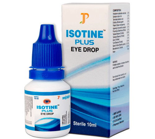 Глазные капли Айсотин ПЛЮС (Isotine PLUS Eye Drop), 10 мл.