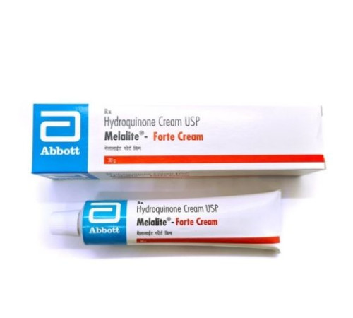 Крем отбеливающий с гидрохиноном Мелалайт Форте (Hydroquinone cream USP Melalite forte cream Abbott), 30 г.
