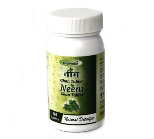 Ним Гхан Югведа (Neem Ghan Tablet Yugveda), 100 таб.
