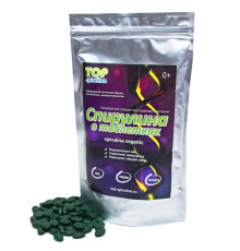 Спирулина органическая в таблетках (Organic Spirulina), 250 г.