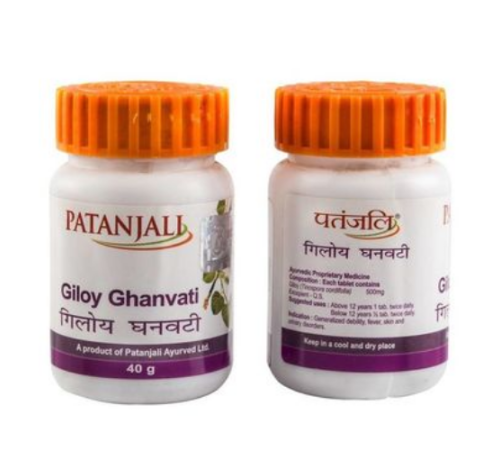 Гилой/Гудучи Гхан Вати Патанджали (Giloy Ghan Vati Patanjali), 60 таб.