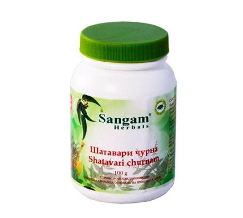 Шатавари чурна Сангам Хербалс (Shatavari churnam Sangam Herbals), 100 г.