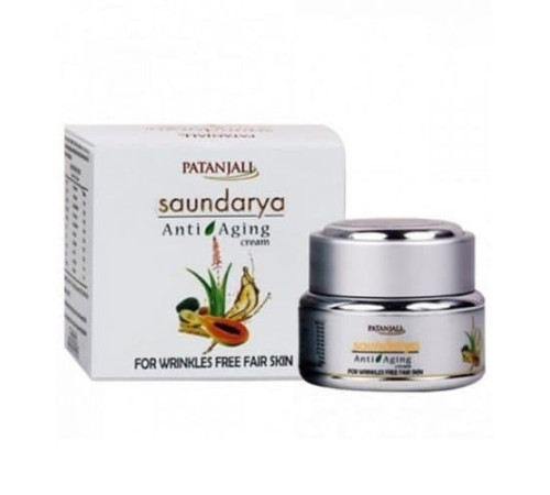 Антивозрастной Крем для лица «Саундарья» Патанджали (Saundarya Anti-Aging Cream Patanjali), 15 г.