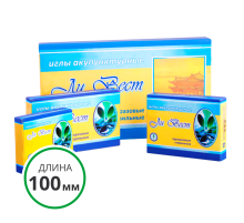 Иглы одноразовые акупунктурные, 100 шт. (диаметр 0,3 мм, длина 100 мм)