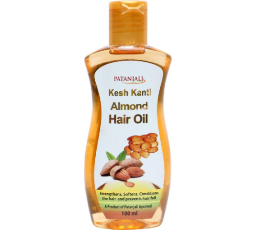 Миндальное масло для волос Кеш Канти Патанджали (Almond Hair Oil Kesh Kanti Patanjali), 100 мл.