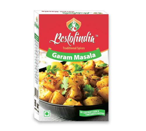 Универсальная смесь специй Гарам Масала Бестофиндия (Bestofindia Garam Masala), 100г.
