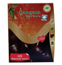 Краска на основе хны Морозный каштан Сангам Хербалс (Sangam Herbals), 60 г.