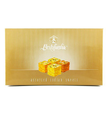 Воздушные индийские сладости Соан Папди Ассорти 4 в 1 (Bestofindia Soan Papdi Assorted), 600 г.