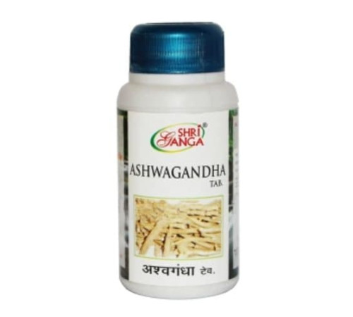 Ашвагандха Шри Ганга (Ashwagandha Tab Shri Ganga), 120 таб.