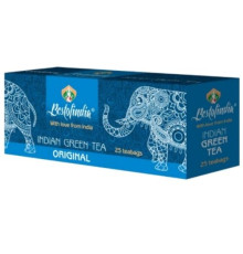 Чай зеленый индийский пакетированный Оригинальный Бестофиндия (Original Indian Green Tea Bestofindia), 25х2 г.