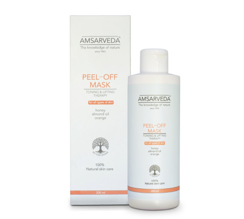 Маска-пленка тонизирующая с лифтинг эффектом Амсарведа (Peel-Off Mask Toning anf Lifting Therapy Amsarveda), 200 мл.