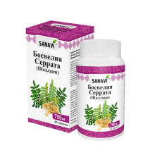 Босвелия Серрата (Шаллаки) Санави (Boswellia Serrata (Shallaki) SАNAVI), 60 таб.
