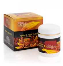 Крем для лица с Куркумой Ааша Хербалс (Aasha Herbals), 50 мл.