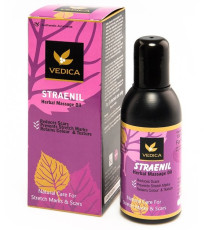 Травяное массажное масло от растяжек и рубцов Ведика (Straenil Herbal Massage Oil Vedica), 100 мл.