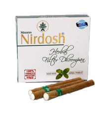 Аюрведический ингалятор с фильтром Нирдош (Maans Nirdosh Herbal Filter Dhoompan), 20 шт.