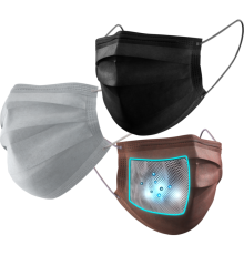 Набор защитных масок HEALTHMONITOR® MASK с ионами серебра (3 шт.)