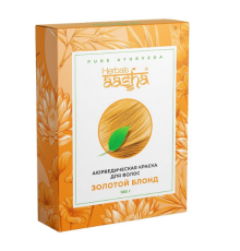 Аюрведическая краска для волос Золотой блонд Ааша Хербалс (Aasha Herbals), 100 г.