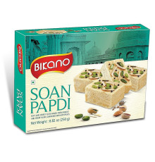 Сладкая нежная халва Соан Папди с орехами Bikano, 250 г.