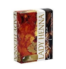 Краска для волос на основе хны Леди Хенна каштан (Lady Henna), 6 х 10 г.
