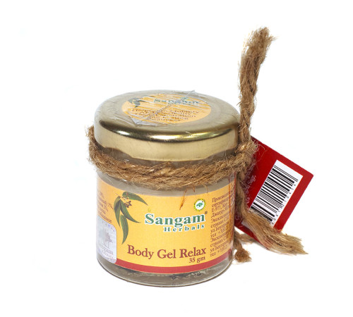 Гель для тела «Релакс» Сангам Хербалс (Body Gel Relax Sangam Herbals), 35 гр (стекло)